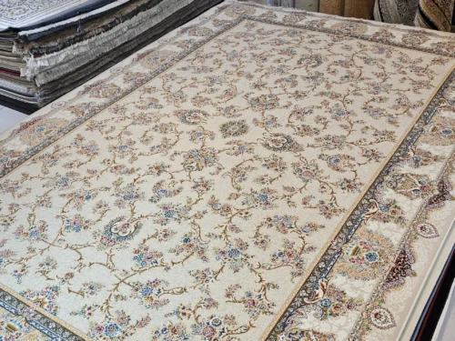 فرش ماشینی وزرا،ارغوان کرم