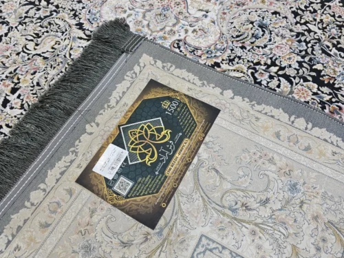 فرش سالاری آکریلیک ذغالی 1500 شانه، 4500 تراکم سالاری ذغالی