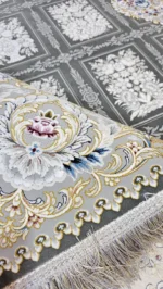 فرش ماشینی 9متری کلکسیون پادرا،کد رادین ذغالی