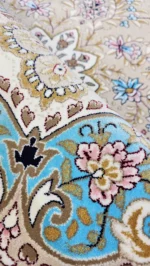 فرش ماشینی 9متری کلکسیون سیزان برجسته،کد بژ 12845