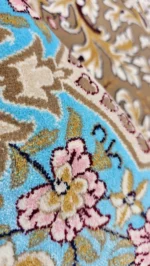 فرش ماشینی 9متری کلکسیون سیزان برجسته رستا،کد کرم 12845