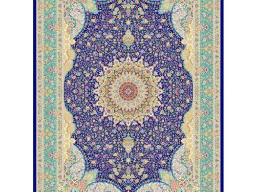 فرش ابریشم خاطره کاشان 12 متری