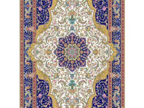 فرش ابریشمی خاطره کاشان 12 متری -کد 6