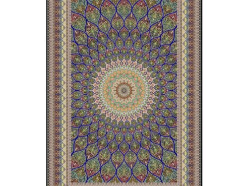 فرش ابریشمی خاطره کاشان 6 متری- کد 124