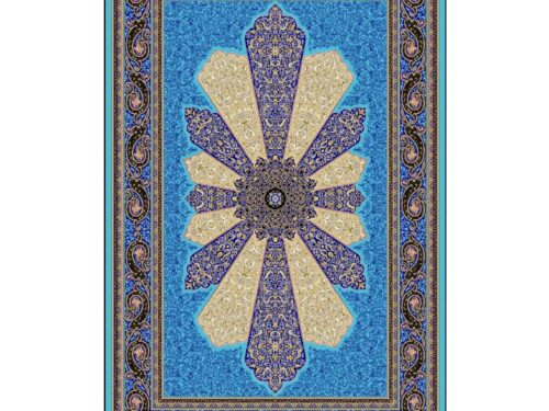 فرش ابریشمی خاطره کاشان 6 متری - کد 155