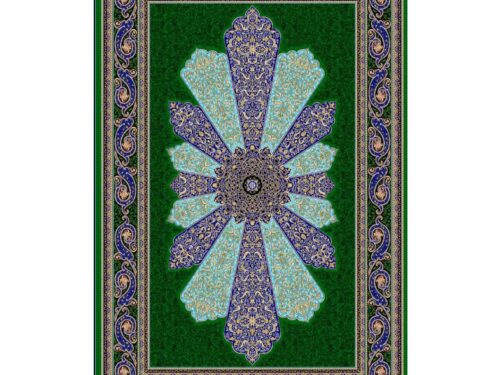 فرش ابریشمی خاطره کاشان 12 متری -کد 156