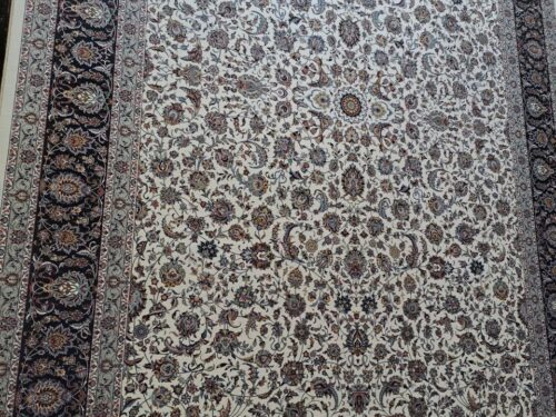 طرح: افشان مینا  _ کف ساده _ رنگ کرم 1200 شانه نخ آکرولیک