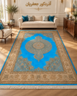 فرش ابریشم گونه اعلا بافت ماشینی کد 75872