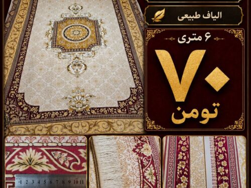 فرش ابریشم گونه ماشینی اعلا
