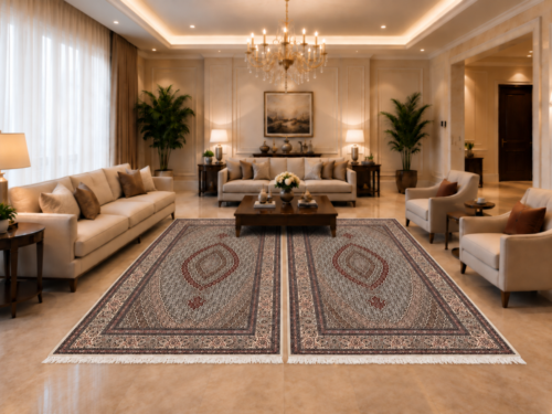 جفت دستباف ماهی 30 رج 6 متری استاد بافت – کد 75909
